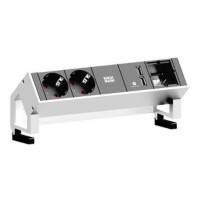BACHMANN Schreibtischsteckdose 902.228 229 mm 3-Fach