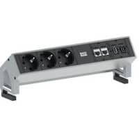 BACHMANN Schreibtischsteckdose 902.502 2-Fach