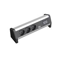 BACHMANN Schreibtischsteckdose 339.1004 220 mm 3-Fach