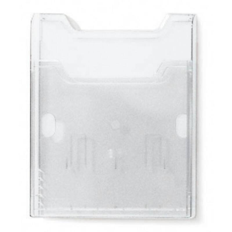 Exacompta DIN A4 hoch Wandkasten Wandmontiert Transparent 65158D 23,9 x 3,8 x 30 cm 65158D 10 Stück