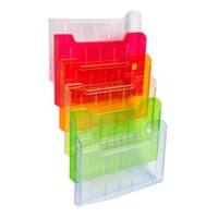 Exacompta DIN A4 quer Wandregal Wandmontiert Mehrfarbig 64299D 32,7 x 11,3 x 52,3 cm 64299D