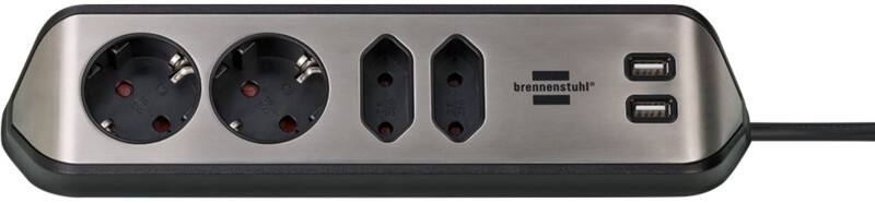 brennenstuhl Steckdosenleiste BN3328 Schwarz