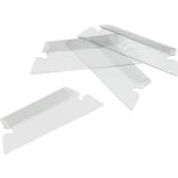 Djois Euroflex Sichtreiter DIN A4 Transparent Pappe 8 x 3 cm 25 Stück