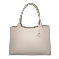 SOCHA Damen Laptoptasche Straight Line Vanilla 15.6 " Feinsynthetik Beige 440 mm x 130 mm x 310 mm