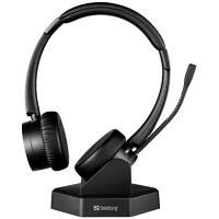 SANDBERG Kabellos Stereo Headset Mikrofon Schwarz