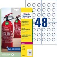 AVERY Zweckform Etiketten L7801-10 Ja DIN A4 Weiß 10 Blatt à 48 Etiketten