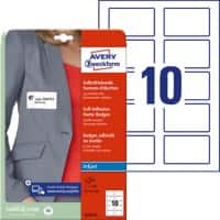 AVERY Zweckform Etiketten J4785-20 Rechteckig mit abgerundeten Ecken Weiß 20 Blatt à 10 Etiketten