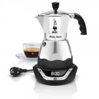 Bialetti Elektrische Mokkatasse 6093 Rostfreier Stahl, Schwarz