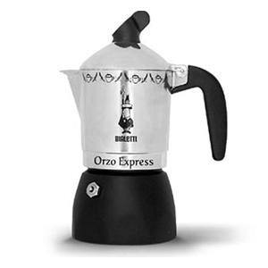 Bialetti Moka Pot Orzo Express 0002324/MR Schwarz