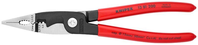 KNIPEX Elektro-Installationszange 13 81 200