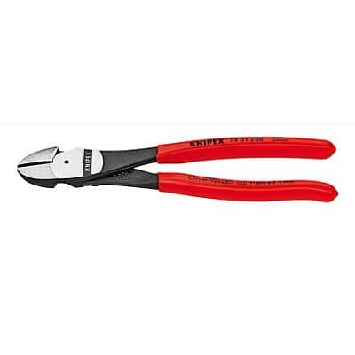 Knipex 74 01 200 Hochleistungs-Seitenschneider Schwarz, Rot