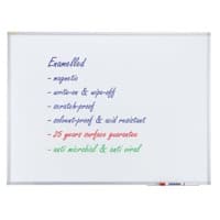 FRANKEN X-tra!Line Whiteboard SC3803 Antimikrobiell Wandmontiert Magnetisch Emaille 120 x 90 cm