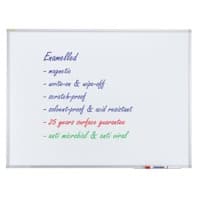 FRANKEN X-tra!Line Whiteboard SC3805 Antimikrobiell Wandmontiert Magnetisch Emaille 180 x 120 cm