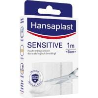 Hansaplast Pflaster Sensitive Weiß 1m x 6 cm 10 Stück