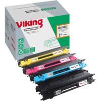 Viking TN-423BK / TN-423C / TN-423M / TN-423Y Kompatibel Brother Tonerkartusche Schwarz, Cyan, Magenta, Gelb Multipack 4 Stück