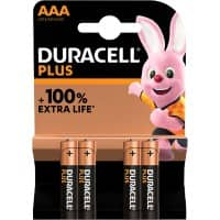 Duracell Batterie PLUS AAA Alkali 1.5 V 4 4 Stück