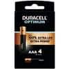 Duracell Batterien Optimum AAA 1,5 V 4 Stück