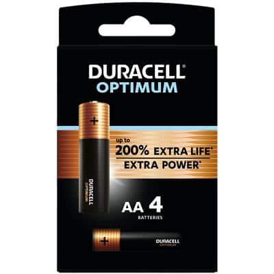 Duracell Batterien Optimum AA 4 1,5 V Stück