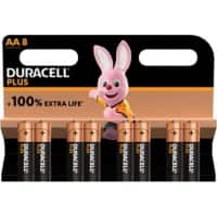 Duracell Batterien Plus 100 AA 1.5 V 8 Stück