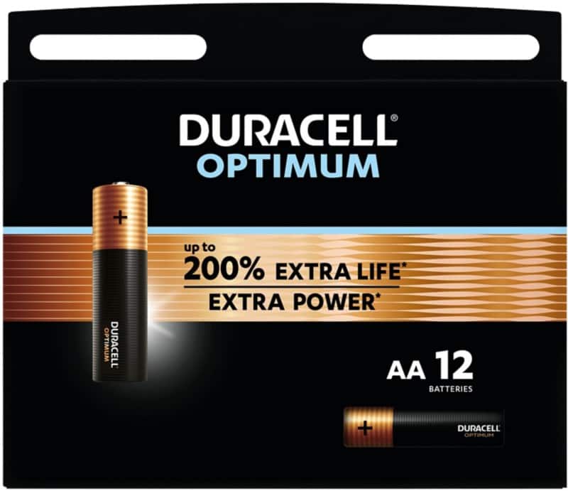 Duracell Batterien Optimum AA 12 Stück