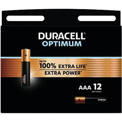 Duracell Batterien Optimum AAA 12 Stück