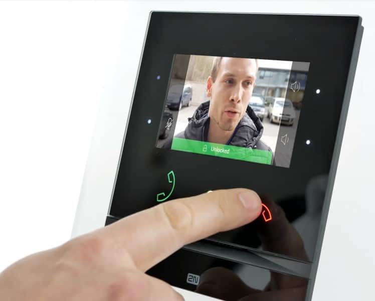 2N Anrufbeantworter Indoor-Kompakt 91378501 Schwarz 12 V