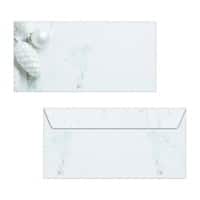 Sigel Weihnachtskarte Modern Christmas Papier Grau, Weiß 22 x 11 cm 50 Stück