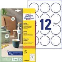 AVERY Zweckform L7104REV-25 Etiketten DIN A4 Weiß 25 Blatt à 12 Etiketten