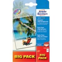 AVERY Zweckform Inkjet Fotopapier 10 x 15 cm Weiß 100 Blatt