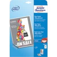 AVERY Zweckform Flyer Papier DIN A4 Weiß 40 Blatt
