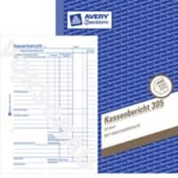 AVERY Zweckform Kassenbuch 305-5 DIN A5 quer 21 x 14,85 cm 5 Stück