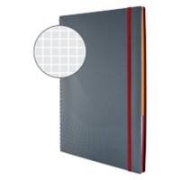 AVERY Zweckform Notizbuch DIN A4 Kariert Grau Perforiert
