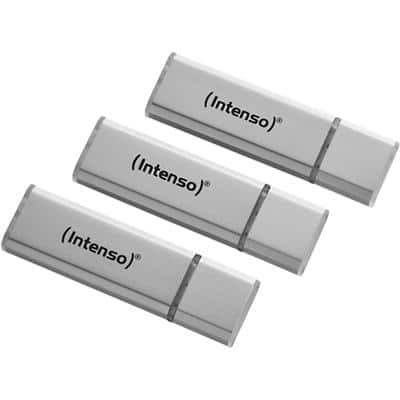 Intenso USB Stick Silber 16GB Triple Pack