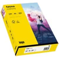 tecno DIN A4 Papier Intensiv Gelb 160 g/m² 250 Blatt