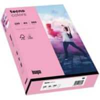tecno DIN A4 Farbiges Papier Pink 120 g/m² 250 Blatt