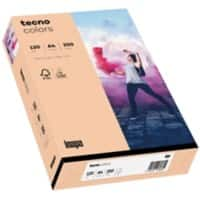 tecno DIN A4 Farbiges Papier Lachs 120 g/m² 250 Blatt