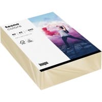 tecno DIN A5 Papier Hellchamois 80 g/m² 500 Blatt