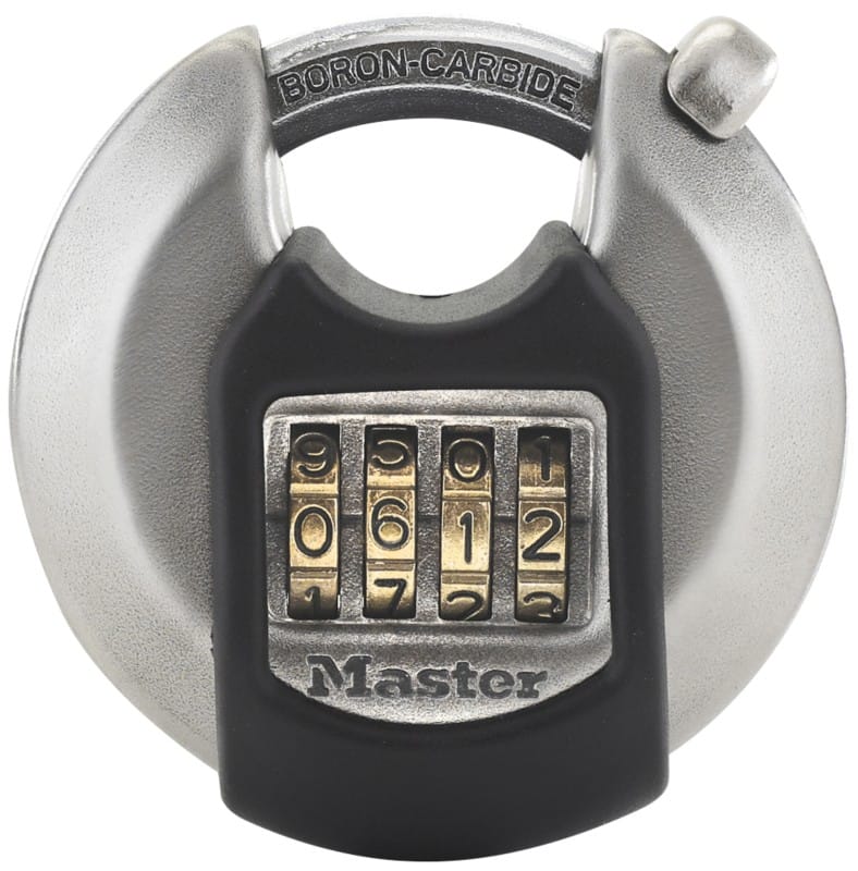 Master Lock Vorhängeschloss M40EURDNUM 7 x 2,3 x 7 cm Schlüssel Edelstahl Silber