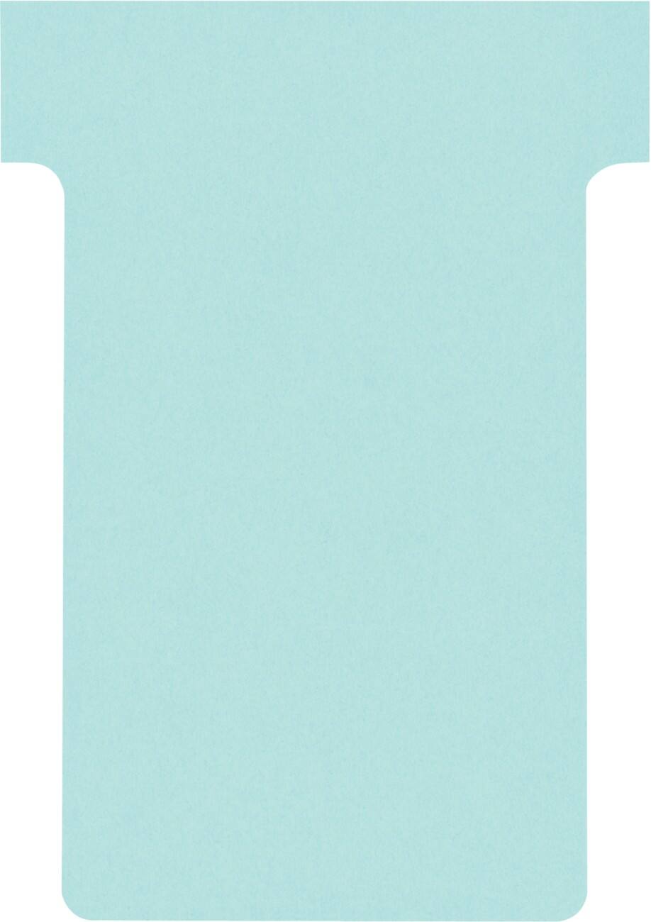 Nobo Größe 2 T-Steckkarten Blau 100 Stück