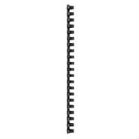 Plastikbinderücken DIN A4 PVC für 145 Blatt 16 mm Schwarz 100 Stück