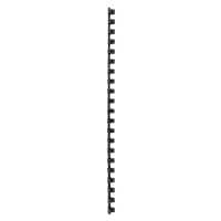 Plastikbinderücken DIN A4 für 95 Blatt 12 mm Schwarz 100 Stück