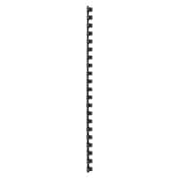 Plastikbinderücken DIN A4 für 95 Blatt 12 mm Schwarz 100 Stück