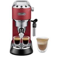 De'Longhi Dedica Style EC685.R Espressomaschine 1.1 L Rot, Silber