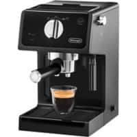 De'Longhi Kaffeemaschine ECP31.21 Espresso-Siebträger Schwarz, Silber