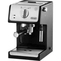 De'Longhi Kaffeemaschine ECP33.21.BK Espresso-Siebträger Silber, Schwarz