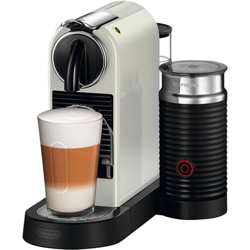 De'Longhi Kaffeemaschine EN267.WAE Citiz & Milk Nespresso Weiß, Schwarz