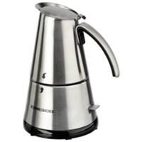 Rommelsbacher Kaffeemaschine EKO 364/E Espressokocher Silber, Schwarz