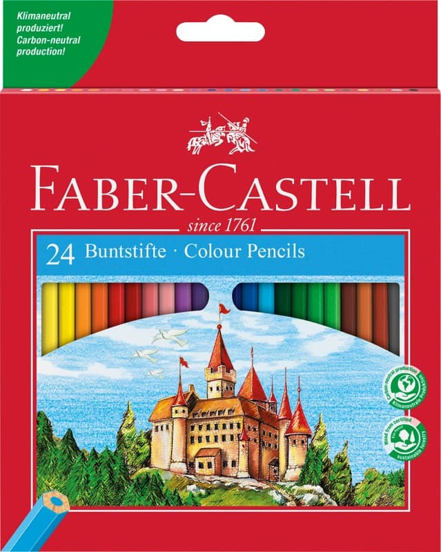 Faber-Castell Classic Colour Buntstifte Farbig sortiert 24 Stück