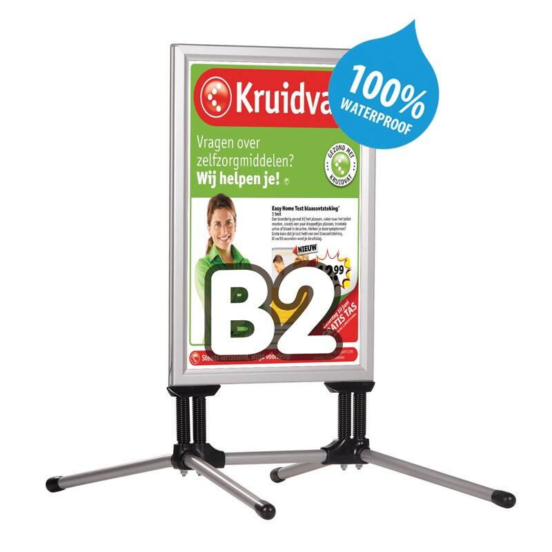 Twinco Gehweg-Schild 5371-11 Silber