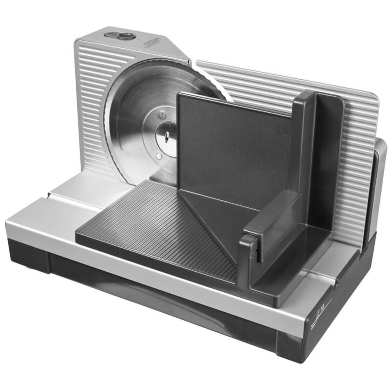 Ritter Allesschneider E 18 Metall, Kunststoff Schwarz, Silber